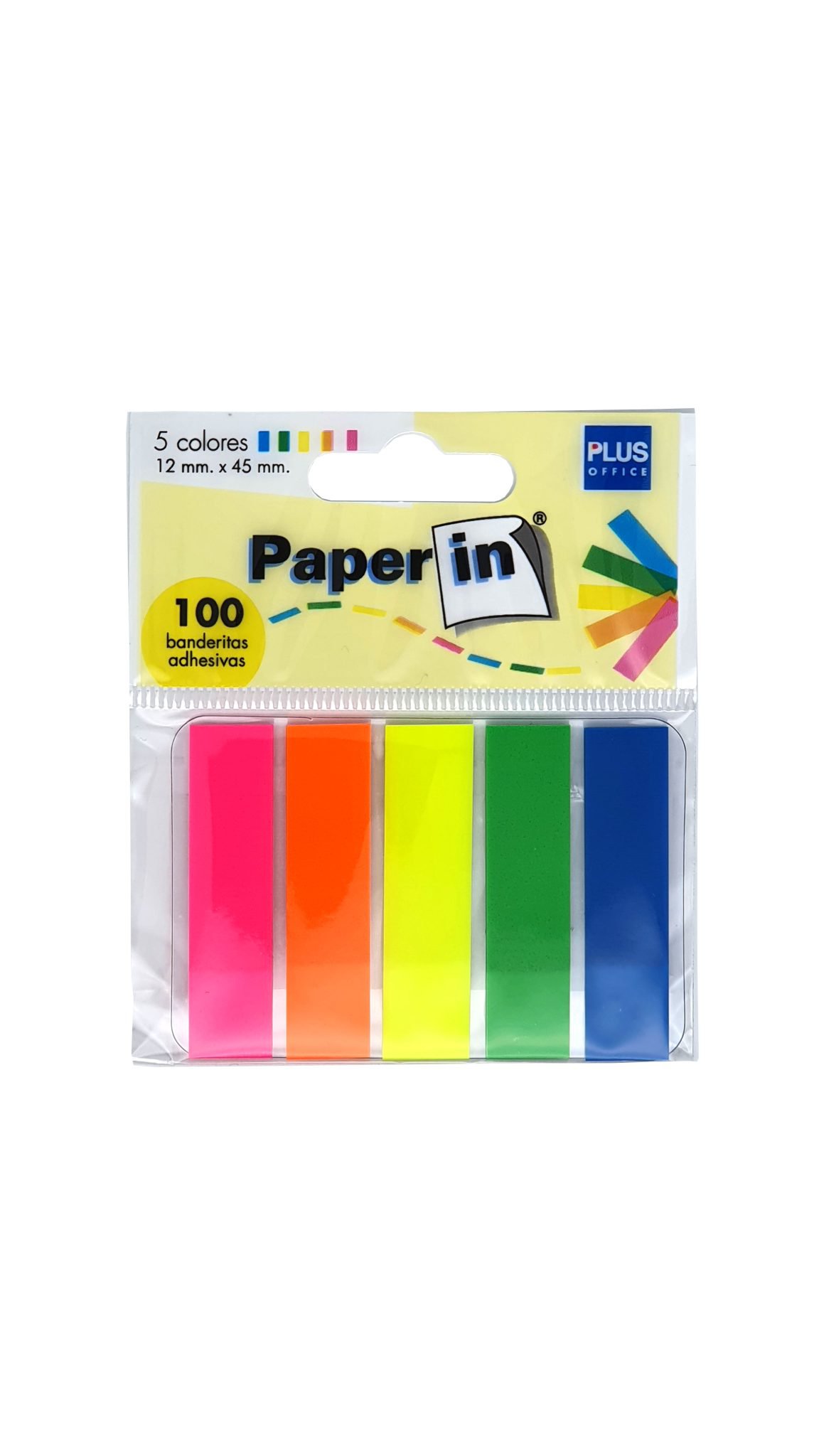 Banderitas adhesivas Paper In Plus Office de 5 colores-es-img-1