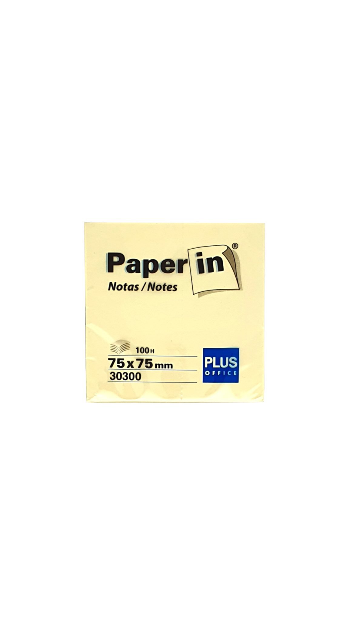 Notas adhesivas Paper In Plus Office amarillas – 75x75mm-es-img-1